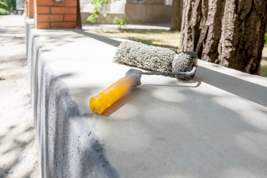 Welche Farbe für einen Betonzaun - Streichen von Betonzäunen