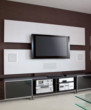 Designerwand mit TV