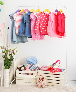 Garderobe im Zimmer