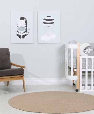 Babyzimmer im skandinavischen Stil