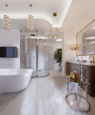 Glamour Badezimmer