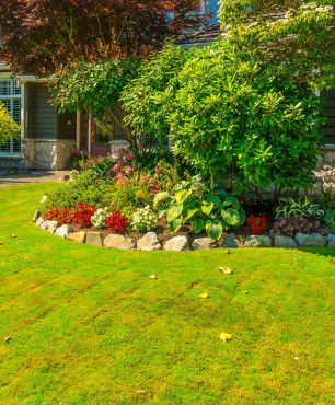 Landschaftsbau im Garten